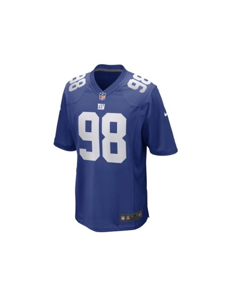 Mens New York Giants D.J. Davidson Royal Game Player Jersey