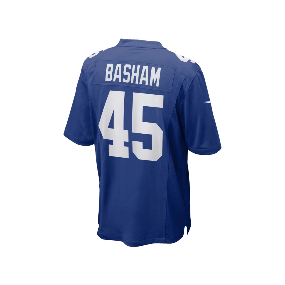 Mens New York Giants Boogie Basham Royal Game Jersey