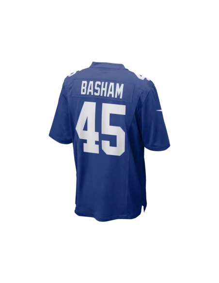 Mens New York Giants Boogie Basham Royal Game Jersey