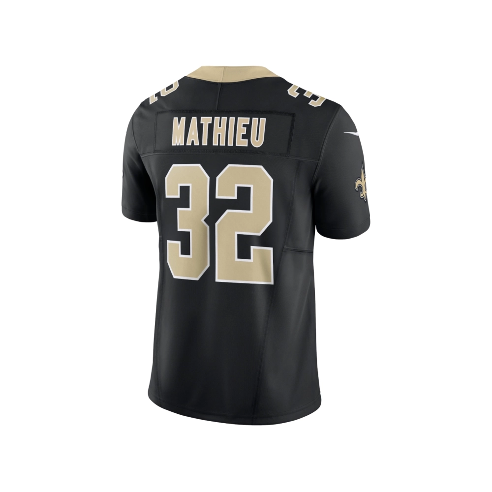 Mens New Orleans Saints Tyrann Mathieu Black Vapor F.U.S.E. Limited Jersey