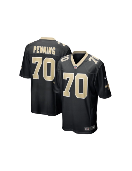 Mens New Orleans Saints Trevor Penning Black Player Game Jersey