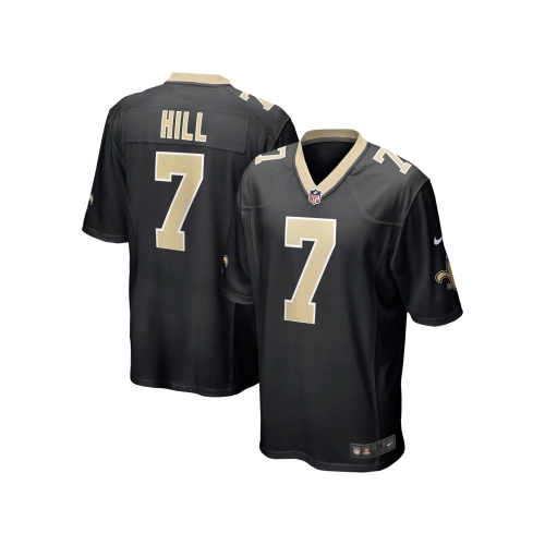 Mens New Orleans Saints Taysom Hill Black Game Jersey