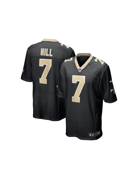 Mens New Orleans Saints Taysom Hill Black Game Jersey