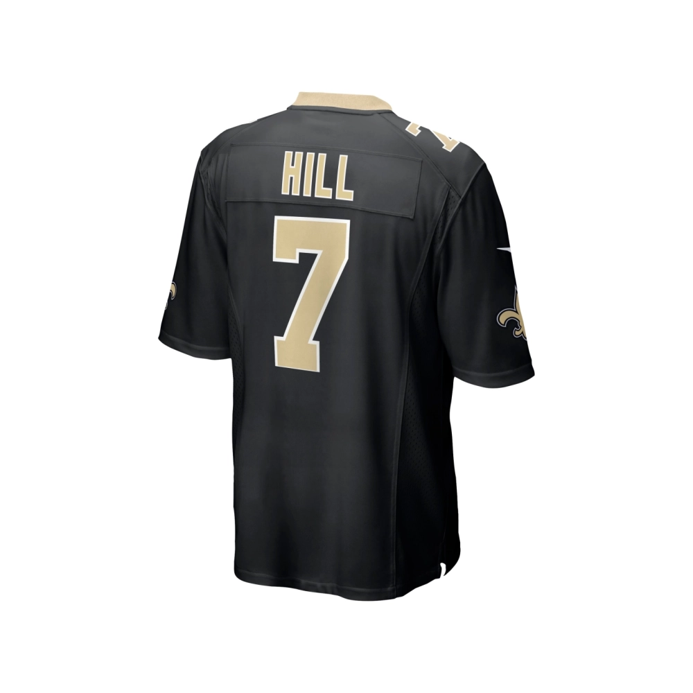 Mens New Orleans Saints Taysom Hill Black Game Jersey