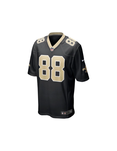Mens New Orleans Saints Shaquan Davis Black Game Jersey
