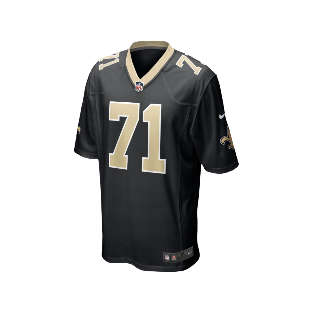 Mens New Orleans Saints Ryan Ramczyk Black Game Jersey