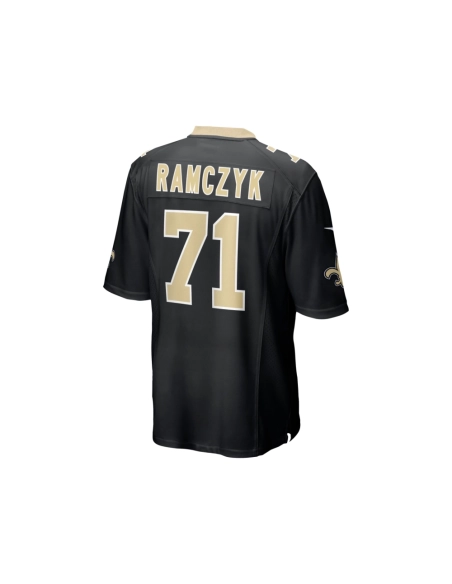Mens New Orleans Saints Ryan Ramczyk Black Game Jersey