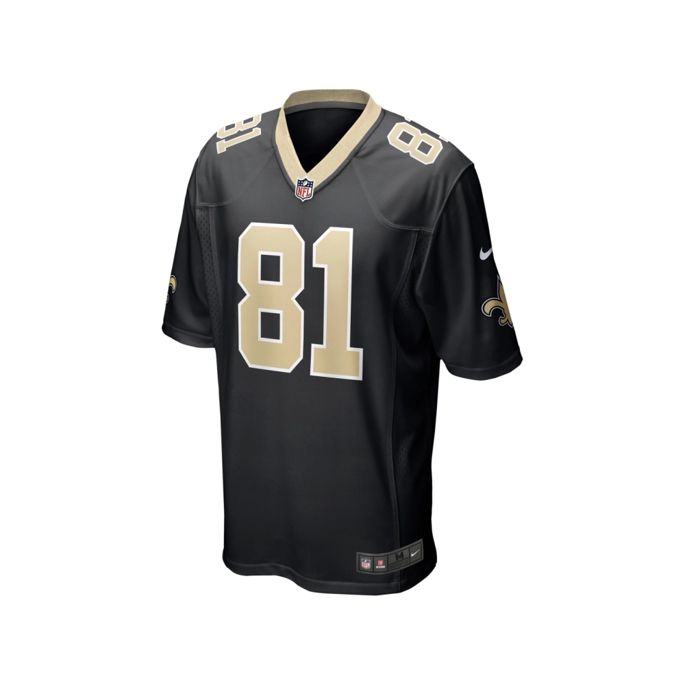 Mens New Orleans Saints Nick Vannett Black Game Jersey