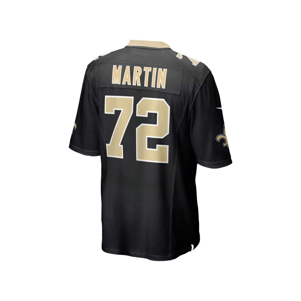 Mens New Orleans Saints Nick Martin Black Game Player Jersey