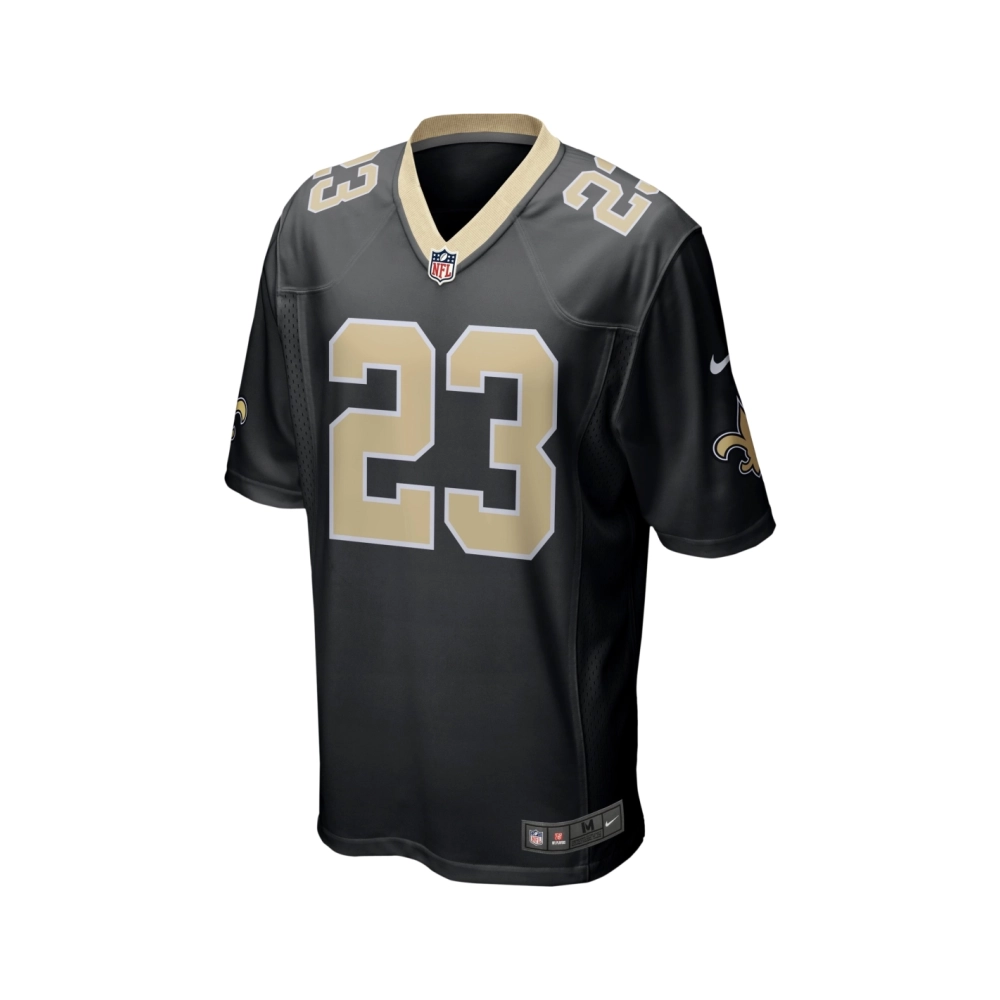 Mens New Orleans Saints Marshon Lattimore Black Game Jersey
