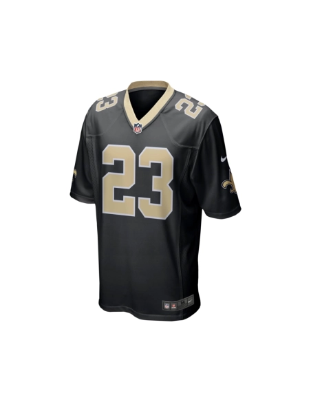 Mens New Orleans Saints Marshon Lattimore Black Game Jersey