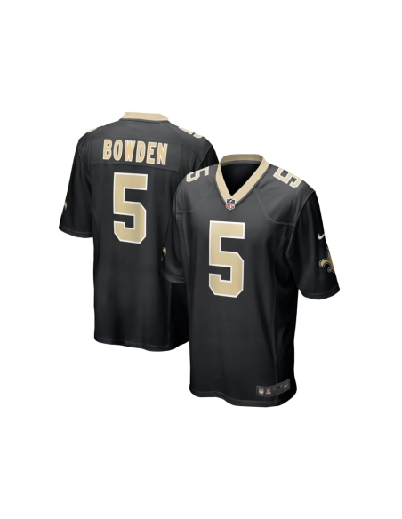 Mens New Orleans Saints Lynn Bowden Jr. Black Team Game Jersey
