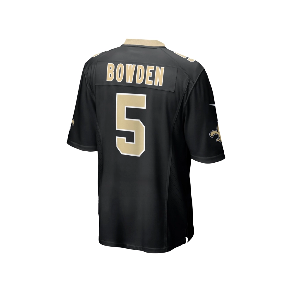 Mens New Orleans Saints Lynn Bowden Jr. Black Team Game Jersey