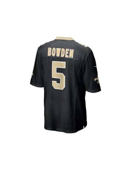 Mens New Orleans Saints Lynn Bowden Jr. Black Team Game Jersey