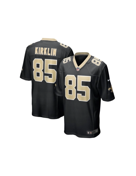 Mens New Orleans Saints Jontre Kirklin Black Team Game Jersey