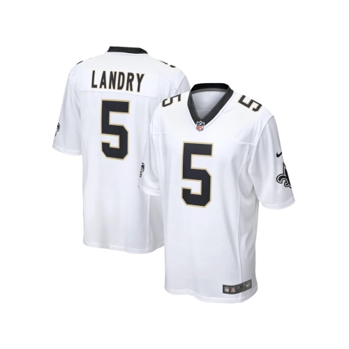 Mens New Orleans Saints Jarvis Landry White Player Game Jersey