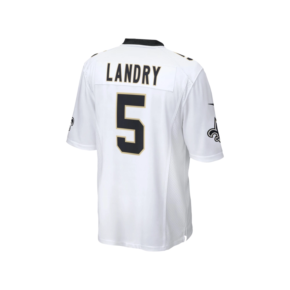 Mens New Orleans Saints Jarvis Landry White Player Game Jersey