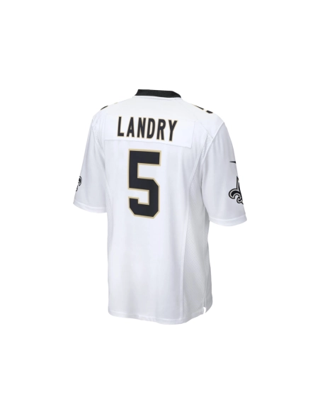 Mens New Orleans Saints Jarvis Landry White Player Game Jersey