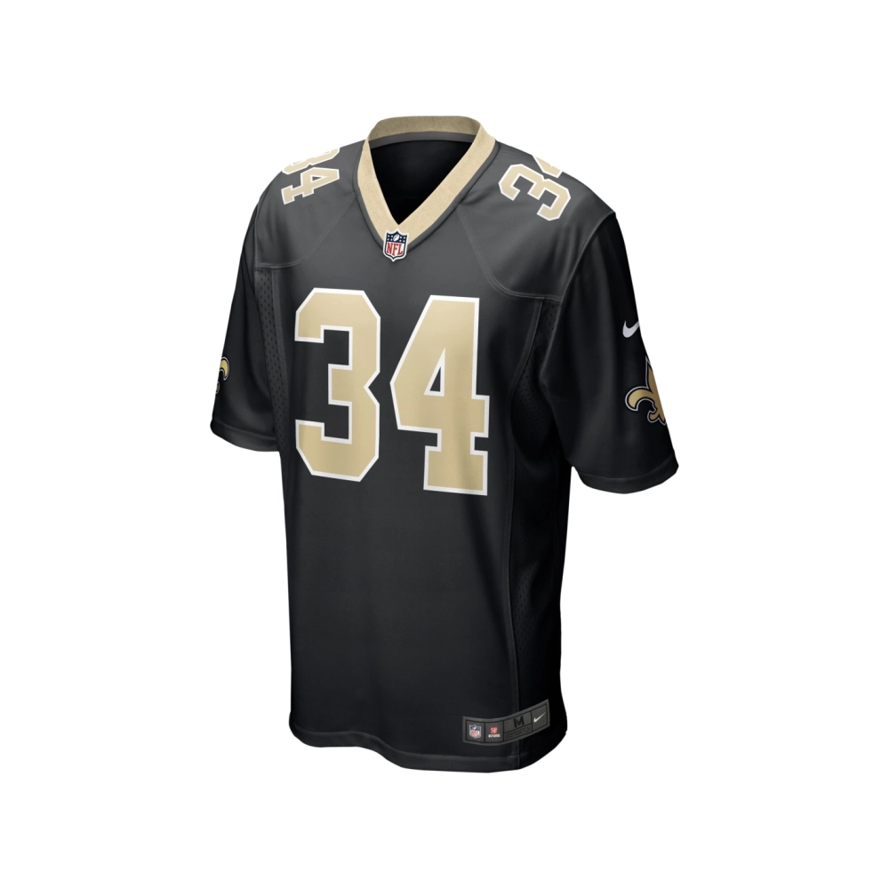 Mens New Orleans Saints GaQuincy McKinstry Black 2024 NFL Draft Player Game Jersey