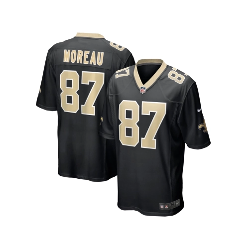 Mens New Orleans Saints Foster Moreau Black Game Jersey
