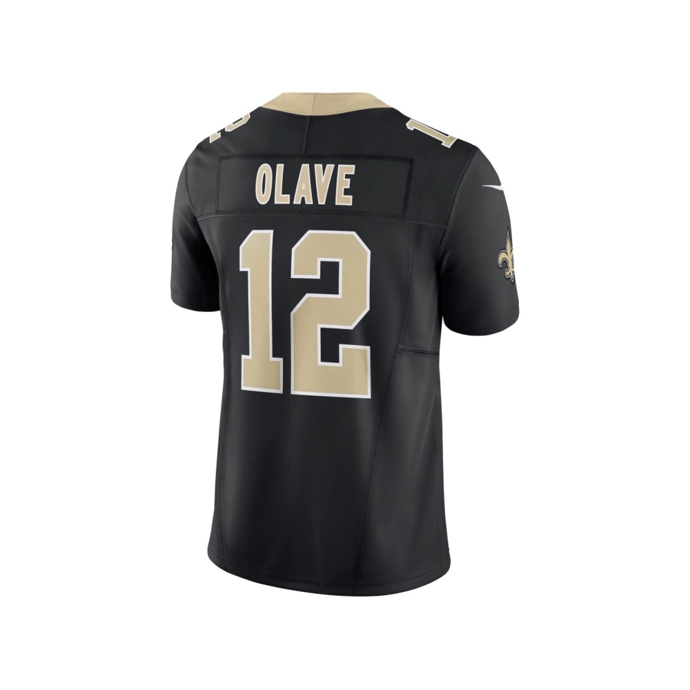 Mens New Orleans Saints Chris Olave Black Vapor F.U.S.E. Limited Jersey