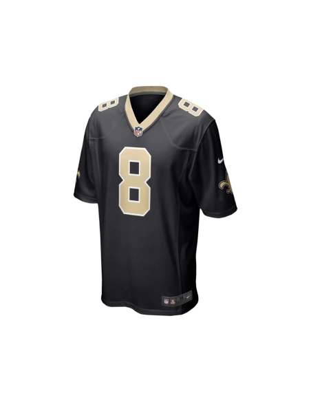 Mens New Orleans Saints Archie Manning Black Retired Player Game Jersey