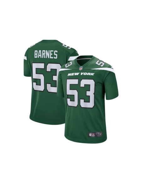 Mens New York Jets Zaire Barnes Gotham Green Game Jersey