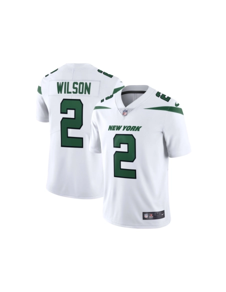 Mens New York Jets Zach Wilson Spotlight White Vapor Limited Jersey
