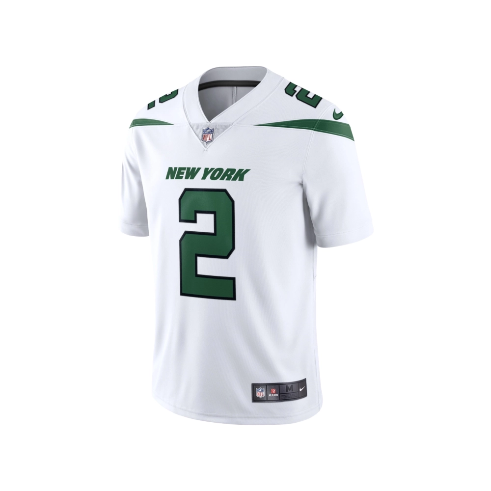 Mens New York Jets Zach Wilson Spotlight White Vapor Limited Jersey