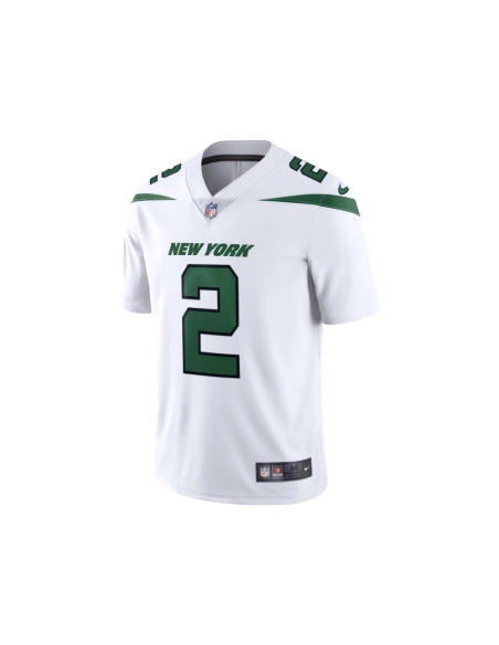 Mens New York Jets Zach Wilson Spotlight White Vapor Limited Jersey