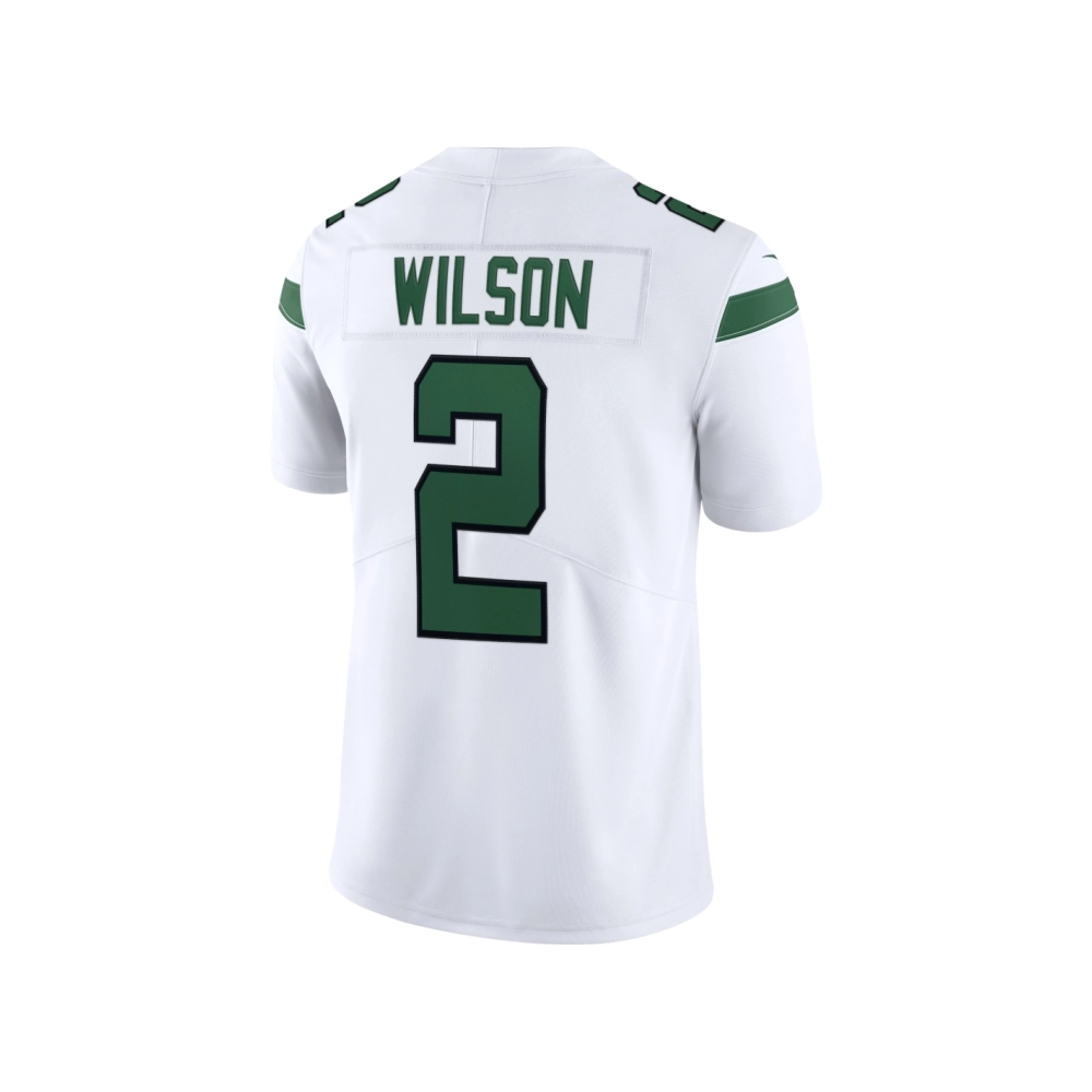 Mens New York Jets Zach Wilson Spotlight White Vapor Limited Jersey