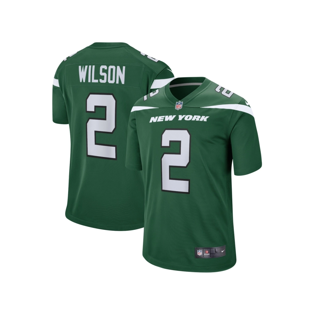 Mens New York Jets Zach Wilson Gotham Green Game Jersey