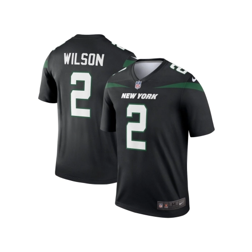 Mens New York Jets Zach Wilson Black Legend Jersey