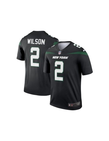 Mens New York Jets Zach Wilson Black Legend Jersey