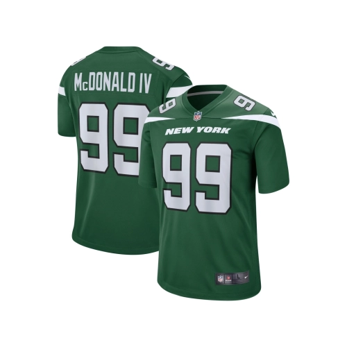 Mens New York Jets Will McDonald IV Gotham Green 2023 NFL Draft First Round Pick Game Jersey