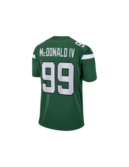Mens New York Jets Will McDonald IV Gotham Green 2023 NFL Draft First Round Pick Game Jersey