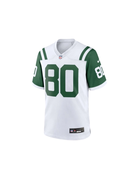Mens New York Jets Wayne Chrebet White Classic Alternate Retired Player Game Jersey