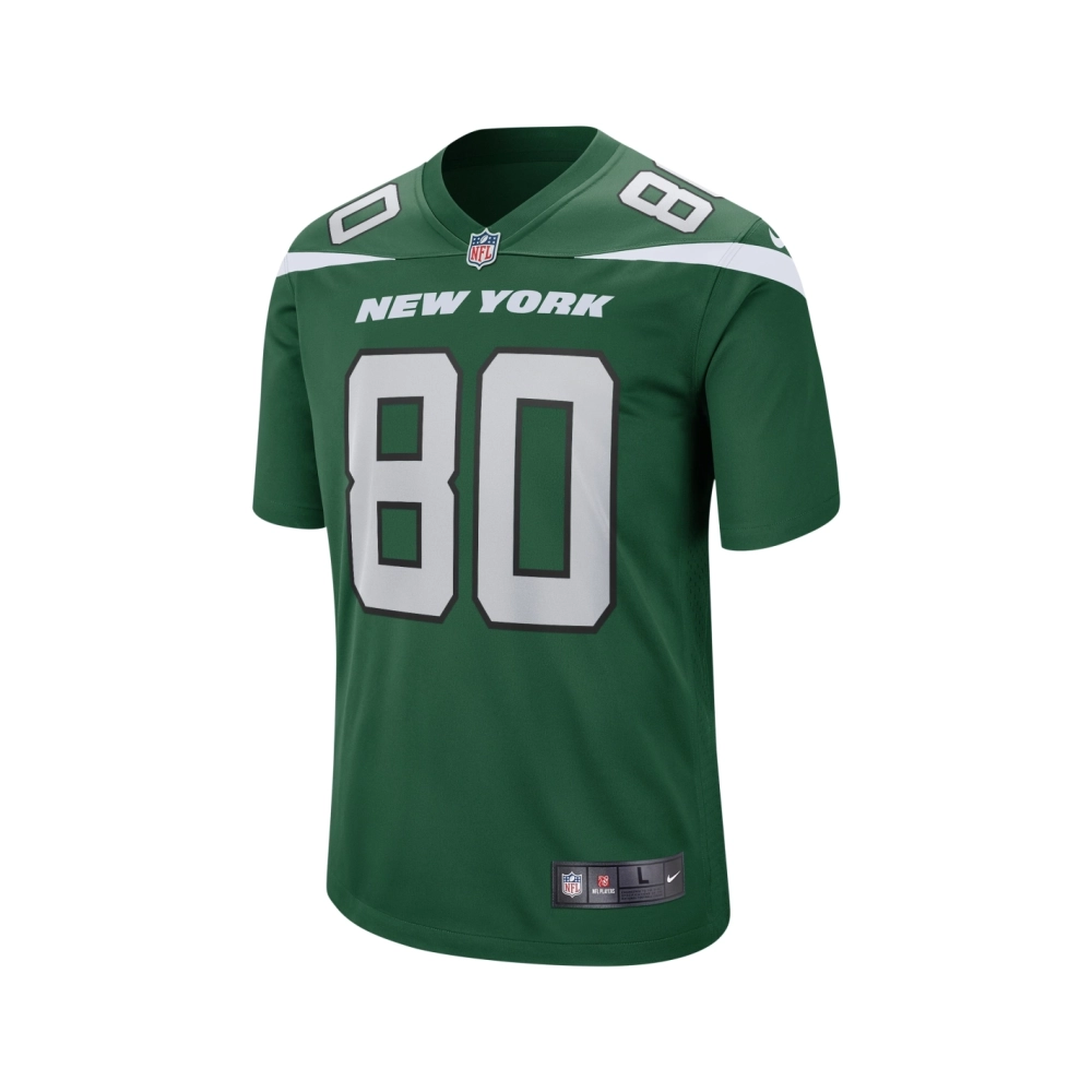 Mens New York Jets Wayne Chrebet Gotham Green Game Retired Player Jersey