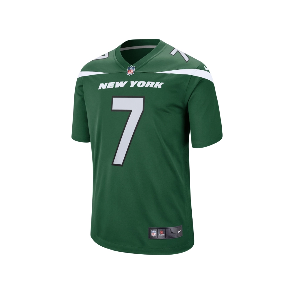 Mens New York Jets Tim Boyle Gotham Green Game Jersey