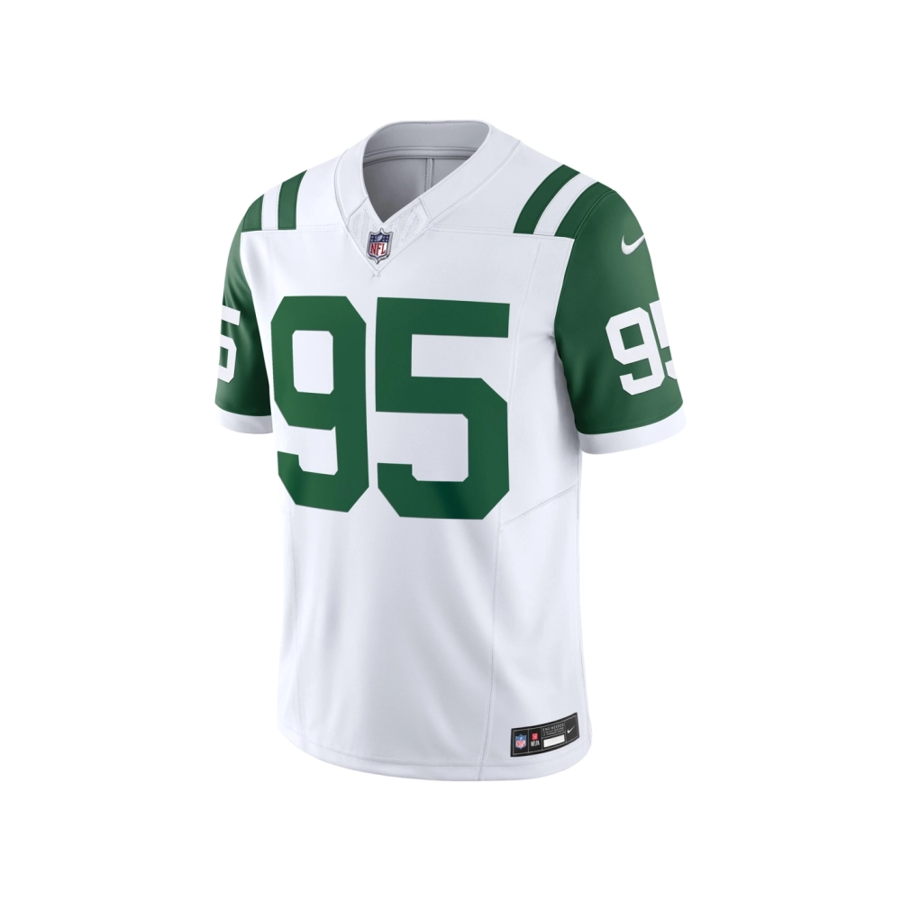 Mens New York Jets Quinnen Williams White Classic Alternate Vapor F.U.S.E. Limited Jersey