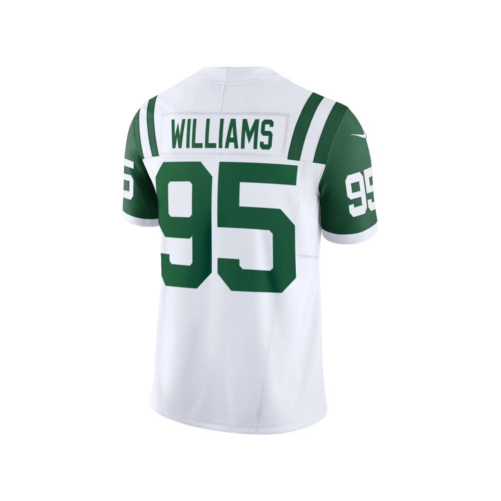 Mens New York Jets Quinnen Williams White Classic Alternate Vapor F.U.S.E. Limited Jersey