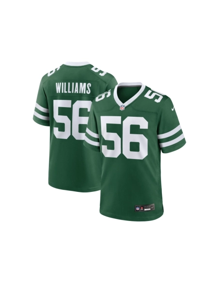 Mens New York Jets Quincy Williams Legacy Green Game Player Jersey