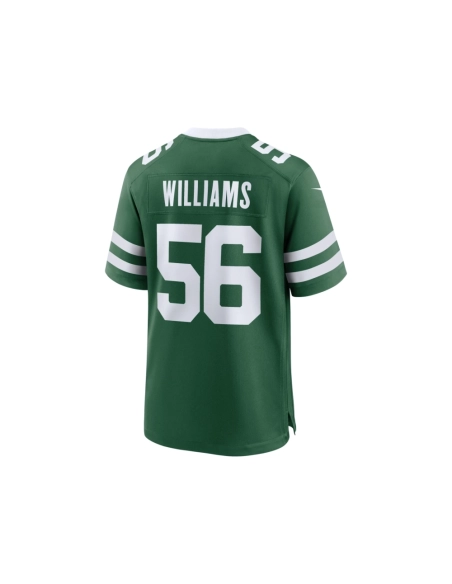 Mens New York Jets Quincy Williams Legacy Green Game Player Jersey