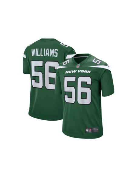 Mens New York Jets Quincy Williams Gotham Green Game Jersey