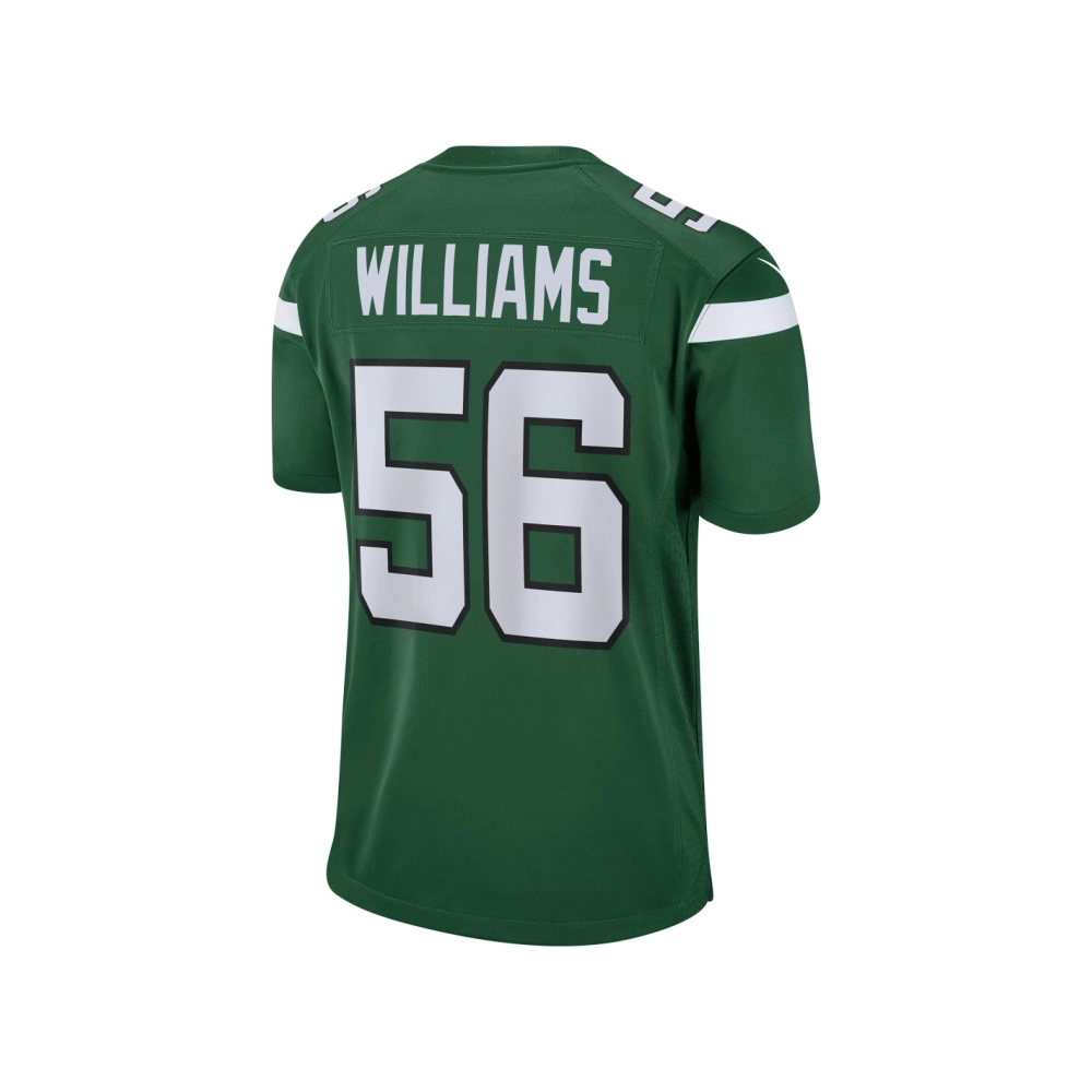 Mens New York Jets Quincy Williams Gotham Green Game Jersey