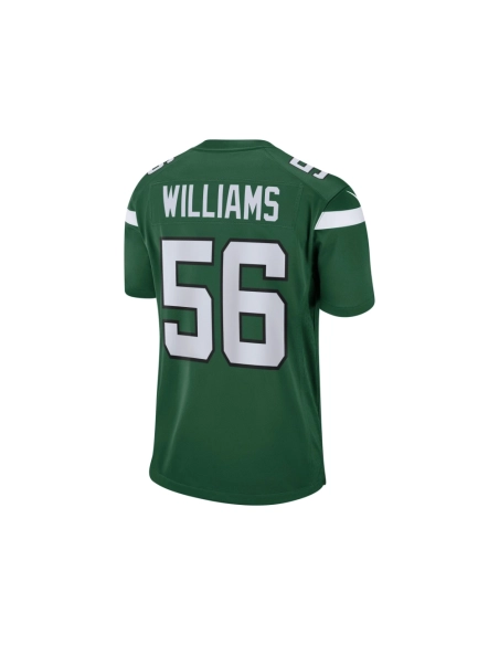 Mens New York Jets Quincy Williams Gotham Green Game Jersey