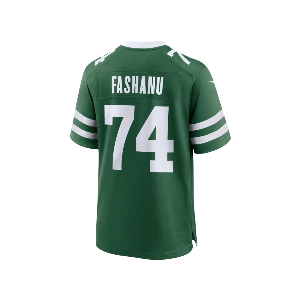 Mens New York Jets Olu Fashanu Gotham Green 2024 NFL Draft First Round Pick Player Game Jersey