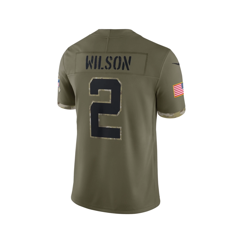 Mens New York Jets Olive 2022 Salute To Service Limited Jersey