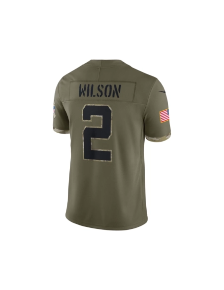 Mens New York Jets Olive 2022 Salute To Service Limited Jersey
