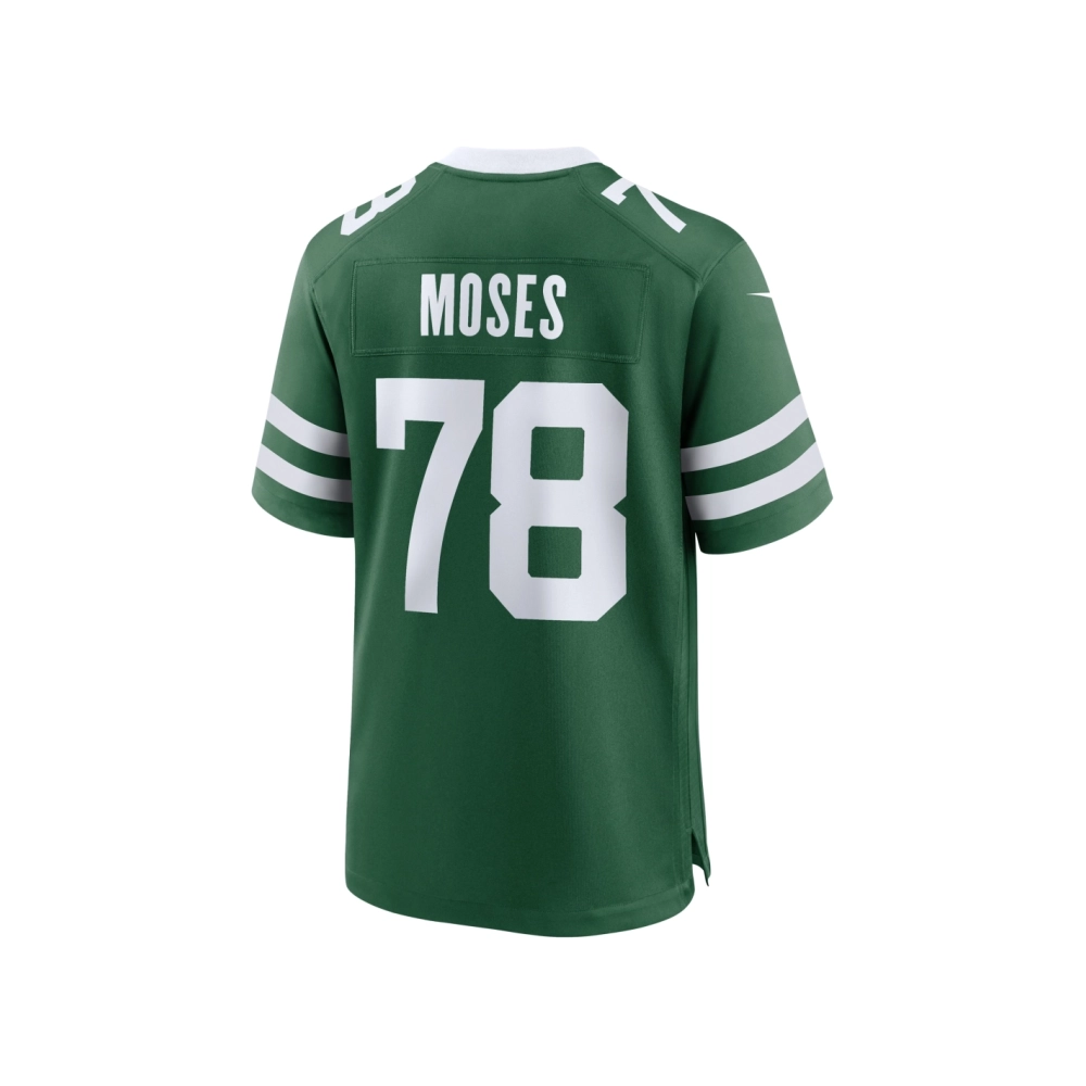 Mens New York Jets Morgan Moses Legacy Green Game Jersey